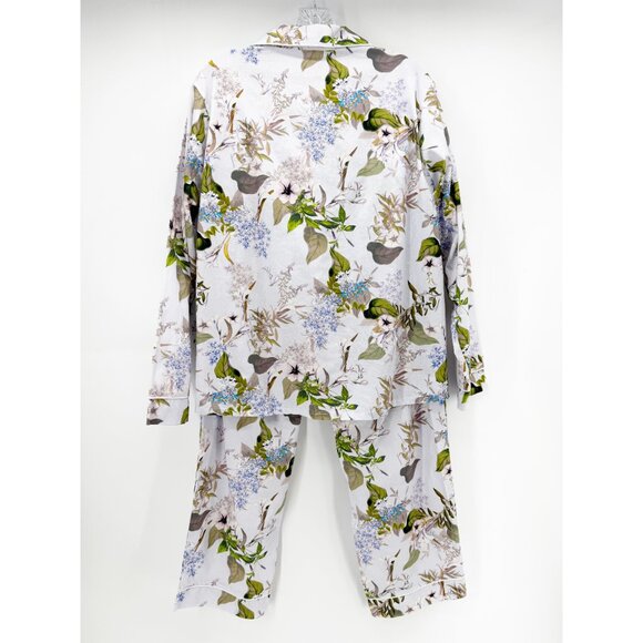 LUBOT 100% Cotton Pajamas for Women 2 Piece PJ Set L - Picture 3 of 13